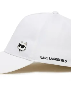KARL LAGERFELD Czapka z daszkiem Z31196 Biały
