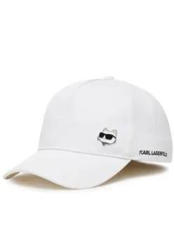 KARL LAGERFELD Czapka z daszkiem Z31196 Biały
