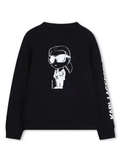 Karl Lagerfeld Kids Bluza Z31088 Czarny Regular Fit