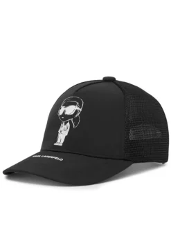 Karl Lagerfeld Kids Czapka z daszkiem Z31226 M Czarny