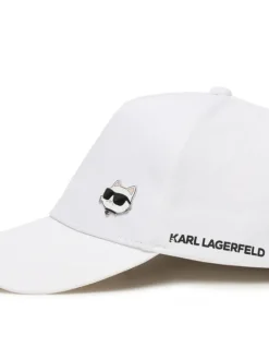 Karl Lagerfeld Kids Czapka z daszkiem Z31196 M Biały