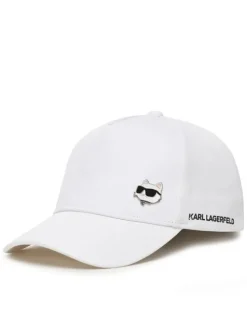 Karl Lagerfeld Kids Czapka z daszkiem Z31196 M Biały