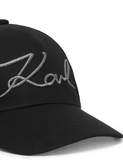Karl Lagerfeld Kids Czapka z daszkiem Z31197 M Czarny