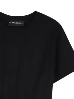 Karl Lagerfeld Kids Sukienka codzienna Z31152 S Czarny Regular Fit