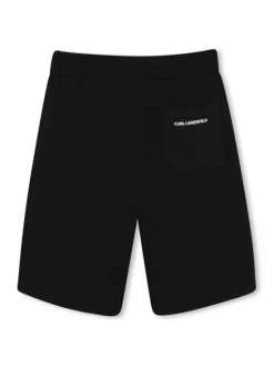 Karl Lagerfeld Kids Szorty sportowe Z31082 D Czarny Loose Fit
