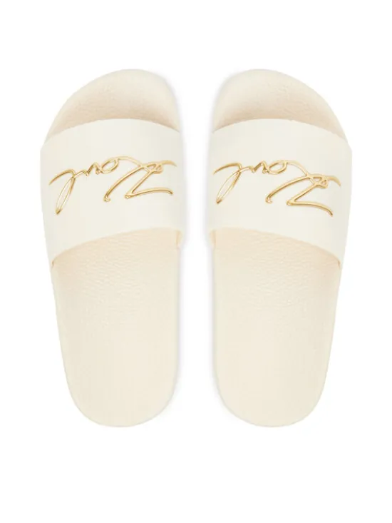KARL LAGERFELD Klapki Z31174 M Biały