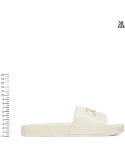 KARL LAGERFELD Klapki Z31174 S Biały