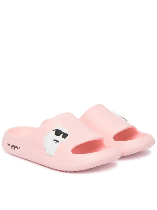 KARL LAGERFELD Klapki Z31172 S Różowy
