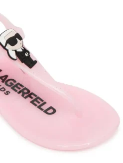 KARL LAGERFELD Sandały Z31173 M Różowy