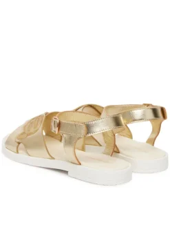 KARL LAGERFELD Sandały Z31256 S Złoty