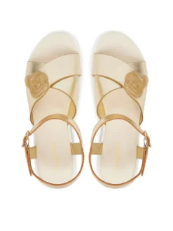 KARL LAGERFELD Sandały Z31256 S Złoty
