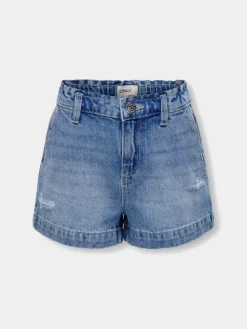 Kids ONLY Szorty jeansowe Gcomet 15312960 Niebieski Wide Leg