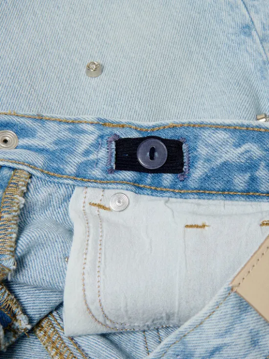 Kids ONLY Szorty jeansowe Hope 15345159 Niebieski Loose Fit