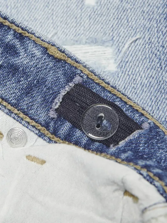 Kids ONLY Szorty jeansowe Robyn 15291605 Niebieski Straight Fit