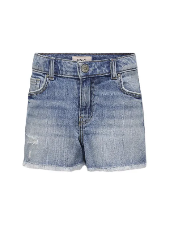 Kids ONLY Szorty jeansowe Robyn 15291605 Niebieski Straight Fit