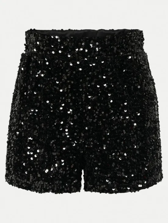 Kids ONLY Szorty materiałowe 15318020 Czarny Regular Fit
