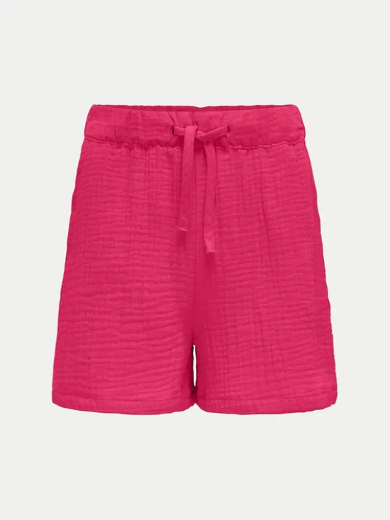 Kids ONLY Szorty materiałowe Thyra 15293680 Różowy Regular Fit
