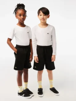 Lacoste Szorty sportowe GJ9733 Czarny Regular Fit