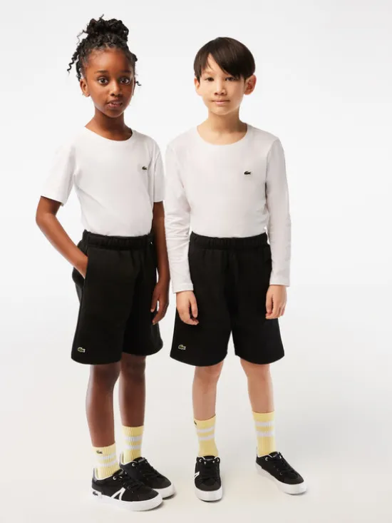 Lacoste Szorty sportowe GJ9733 Czarny Regular Fit