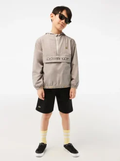Lacoste Szorty sportowe GJ9733 Czarny Regular Fit