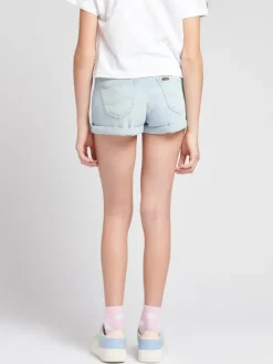 Lee Szorty jeansowe Carol LEG5067 Niebieski Regular Fit