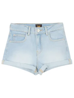 Lee Szorty jeansowe Carol LEG5067 Niebieski Regular Fit