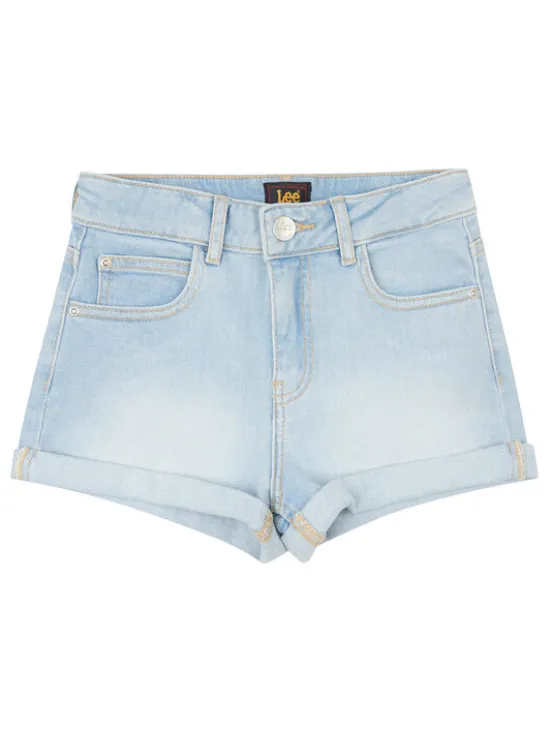 Lee Szorty jeansowe Carol LEG5067 Niebieski Regular Fit