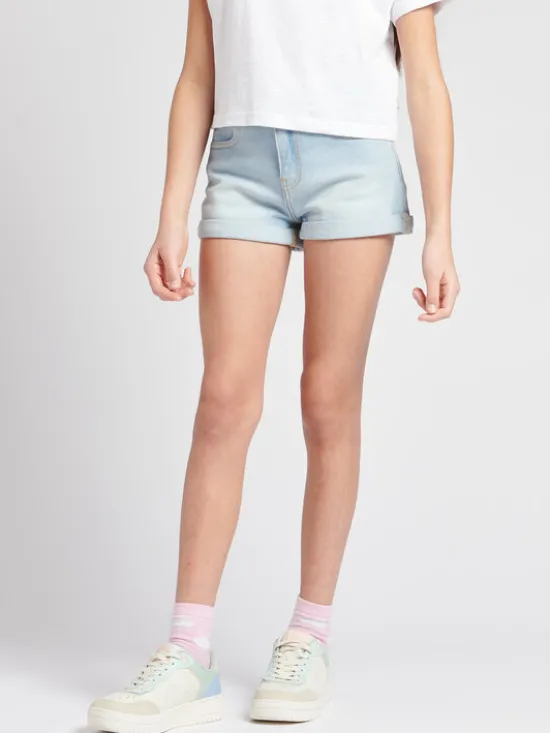 Lee Szorty jeansowe Carol LEG5067 Niebieski Regular Fit