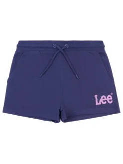 Lee Szorty sportowe Wobbly Graphic LEG5092 Niebieski Regular Fit