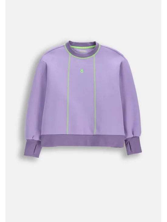 Lemon Explore Bluza WL6132101ACG-016 Fioletowy Regular Fit