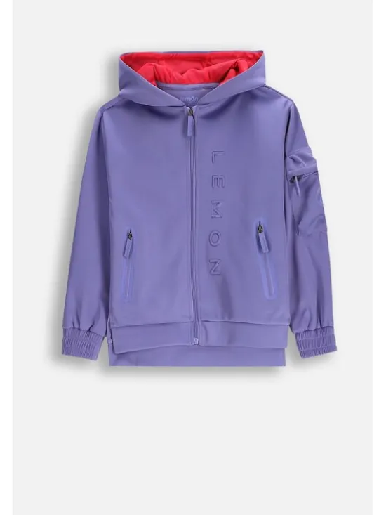 Lemon Explore Bluza WL5132401ACG-016 Fioletowy Regular Fit