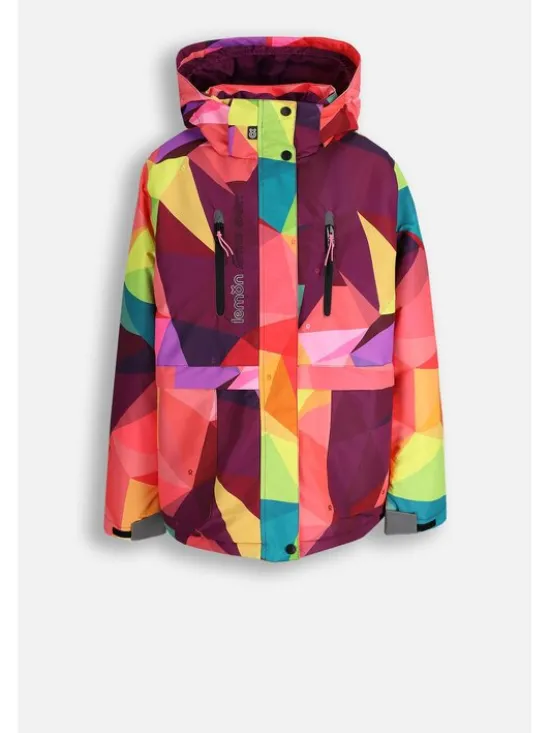 Lemon Explore Kurtka narciarska ZL5152101OSG-022 Kolorowy Regular Fit