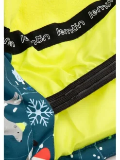 Lemon Explore Kurtka narciarska ZL4152102OSB-015 Granatowy Regular Fit