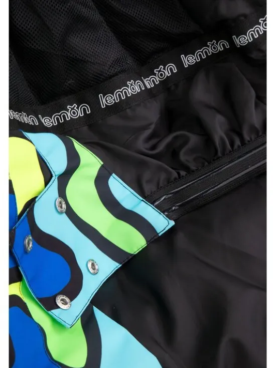 Lemon Explore Kurtka narciarska ZL5152104OSB-022 Kolorowy Regular Fit