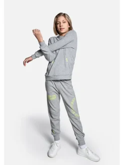 Lemon Explore Spodnie dresowe WL4120107CWB-019 Szary Regular Fit