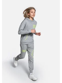Lemon Explore Spodnie dresowe WL4120107CWB-019 Szary Regular Fit