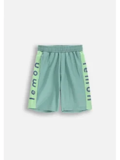 Lemon Explore Szorty WL5120502ACB-012 Zielony Regular Fit