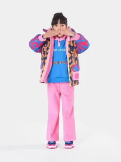 Marc Jacobs Spodnie materiałowe W14333 Różowy Flare Fit