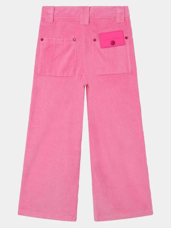 Marc Jacobs Spodnie materiałowe W14333 Różowy Flare Fit