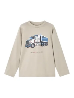 Mayoral Bluzka 4085 Beżowy Regular Fit