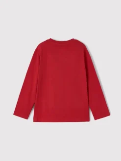 Mayoral Bluzka 4022 Czerwony Regular Fit