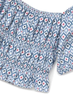 Mayoral Bluzka 6025 Niebieski Regular Fit