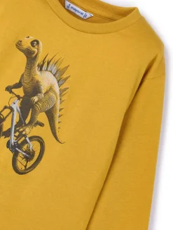 Mayoral Bluzka 4087 Żółty Regular Fit