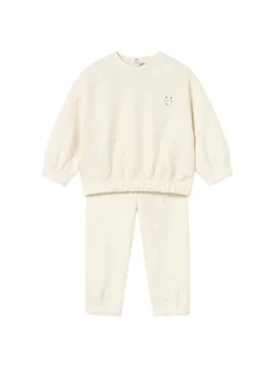 Mayoral Dres 2844 Beżowy Regular Fit