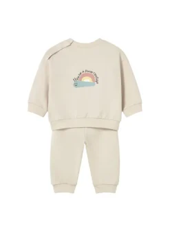 Mayoral Dres 1898 Beżowy Regular Fit