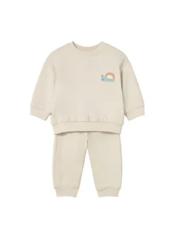 Mayoral Dres 1898 Beżowy Regular Fit