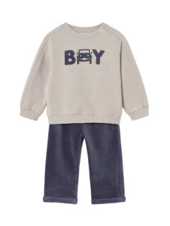Mayoral Dres 2513 Brązowy Regular Fit