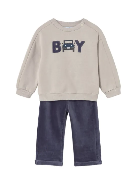 Mayoral Dres 2513 Brązowy Regular Fit