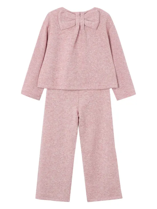 Mayoral Dres 4584 Różowy Relaxed Fit