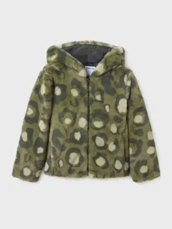 Mayoral Futro 7.409 Zielony Regular Fit